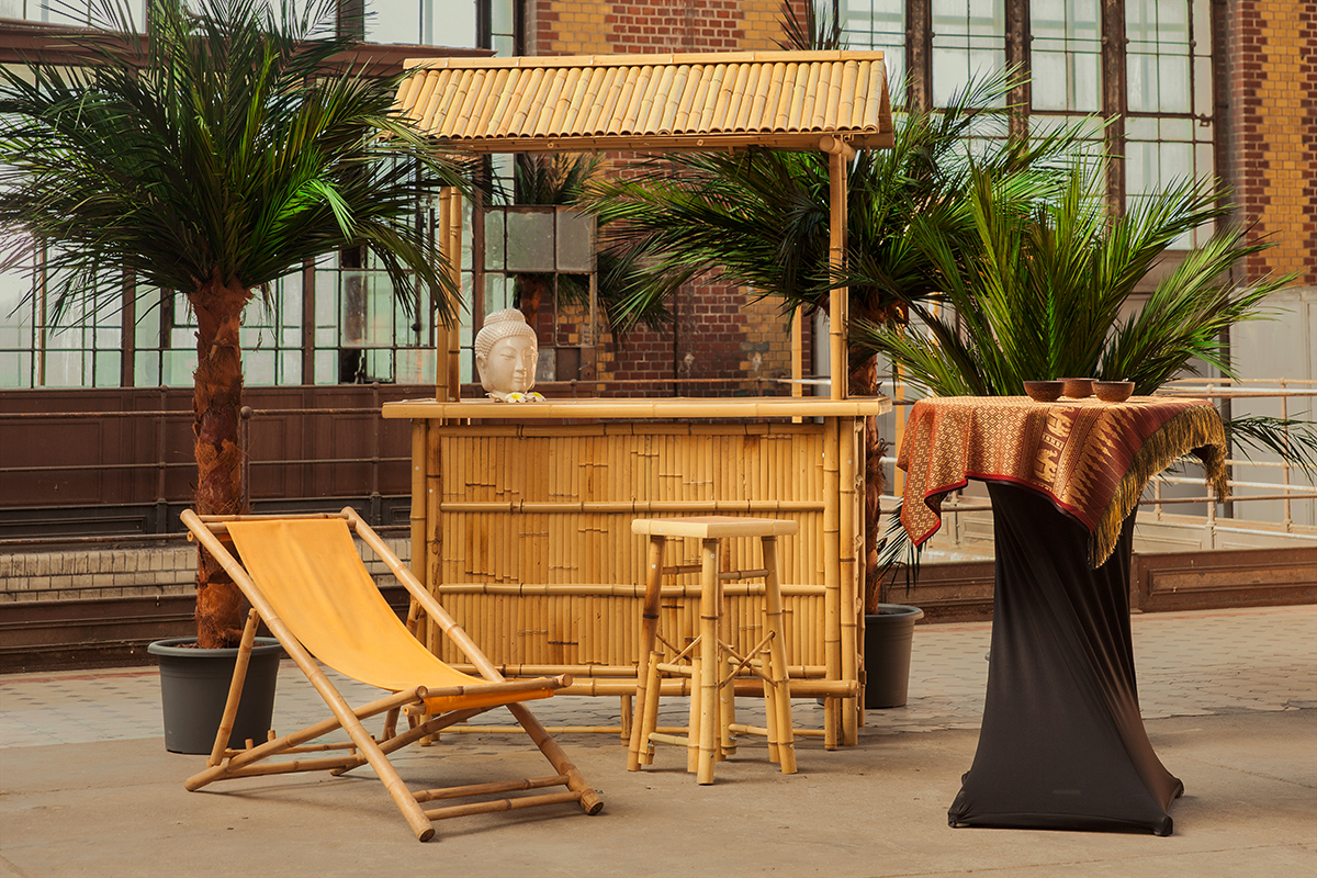 artificial palm trees