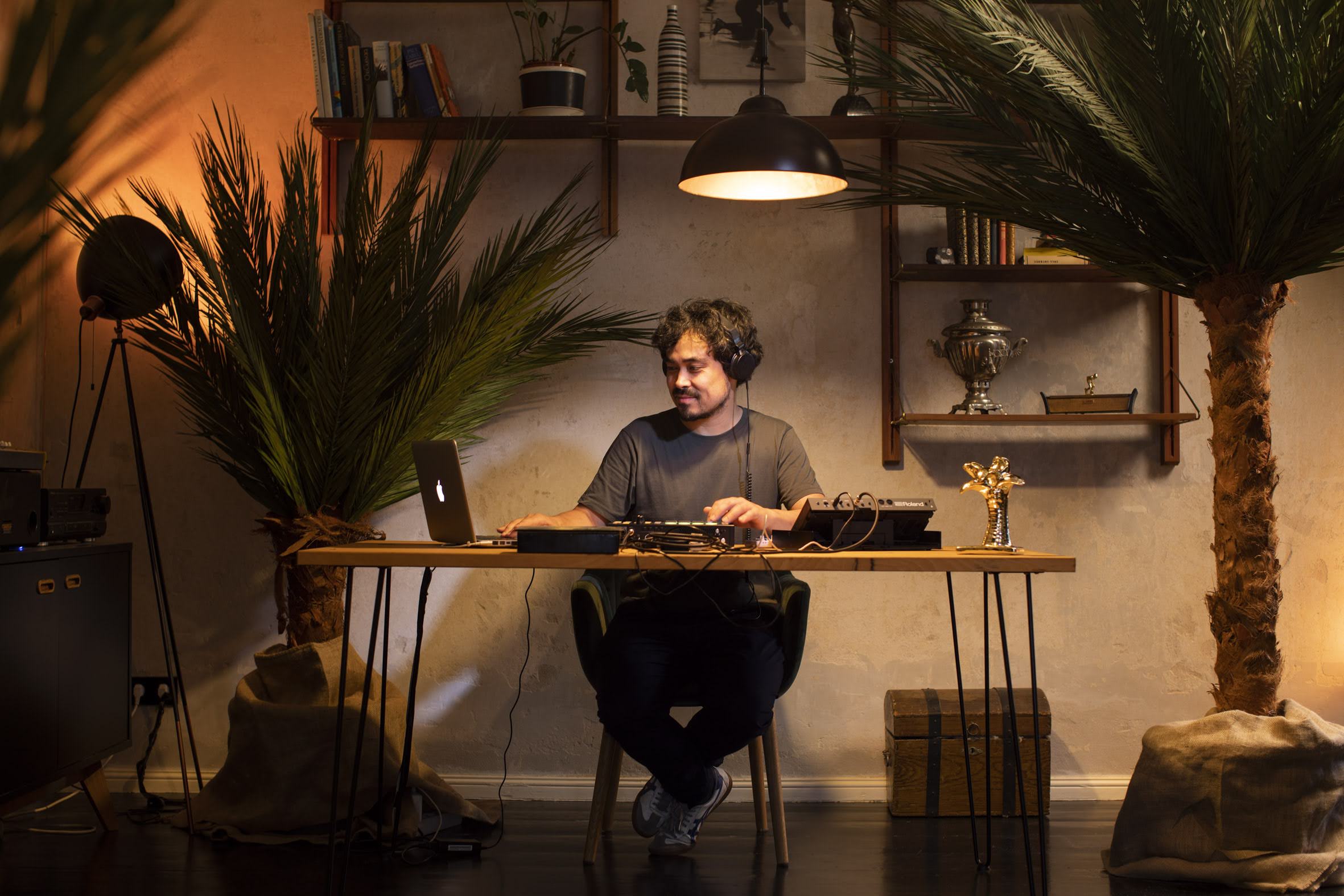 Palme Wohnzimmer